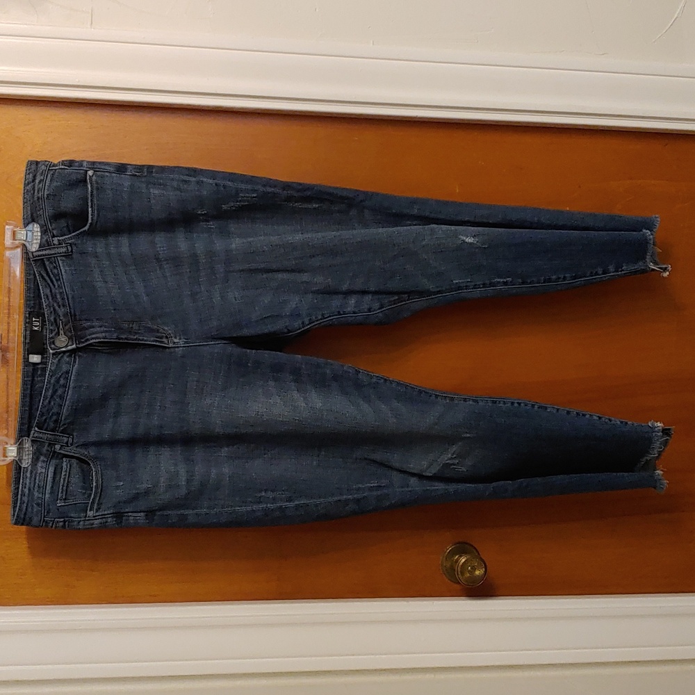 Kut from the Kloth raw hem jeans